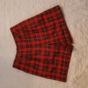 Vintage plaid shorts